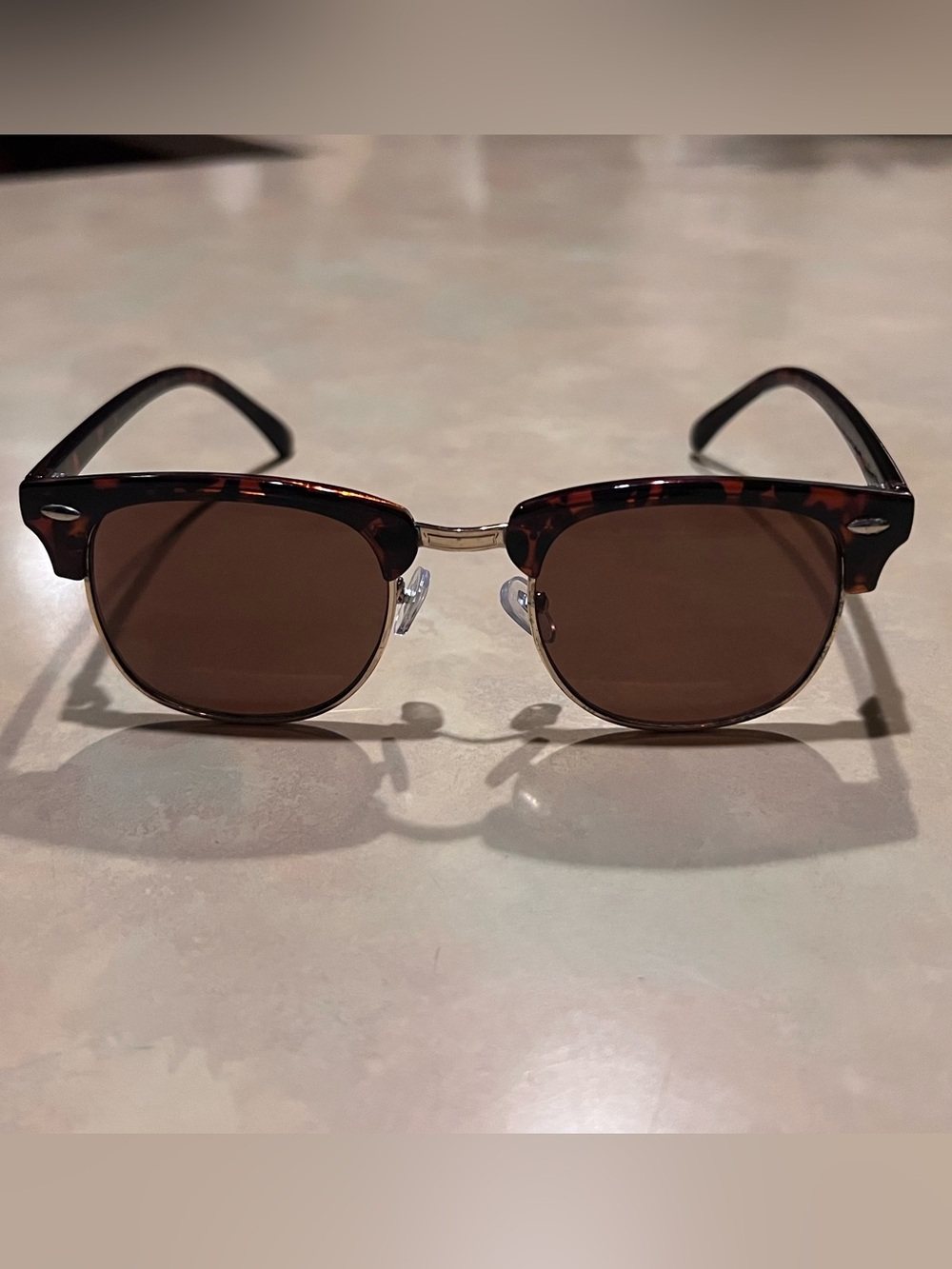 Lucky Brand Tortoise Rim Brown Sunglasses